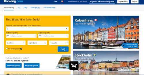 Screenshot Booking.com