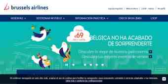 Screenshot Brussels Airlines