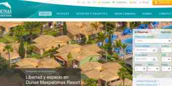 Screenshot Dunas Hoteles & Resorts