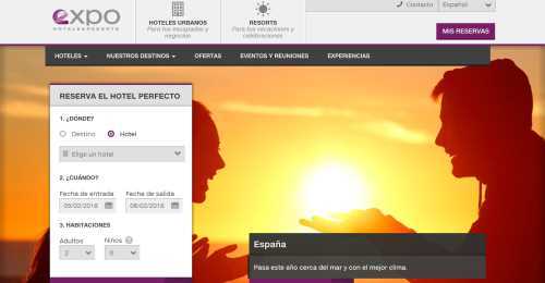 Screenshot Expo Hotels & Resorts