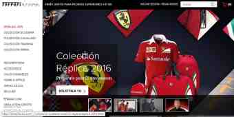 Screenshot FerrariStore