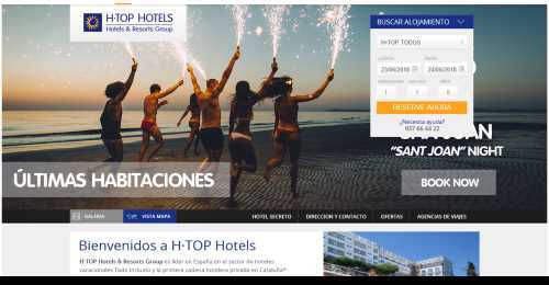 Screenshot H·TOP Hotels 