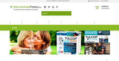 Screenshot InternacionalFarma
