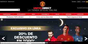 Screenshot Manchester United Direct