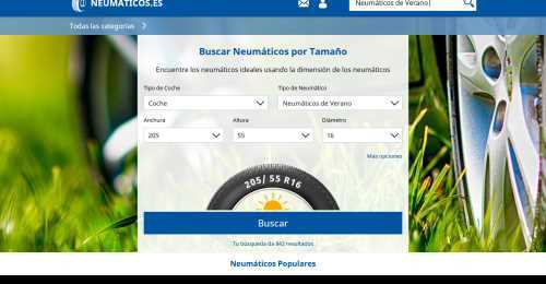 Screenshot Neumaticos.es