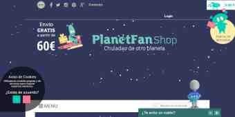 Screenshot Planet Fan Shop