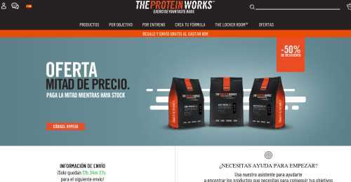 Screenshot The Protein Works