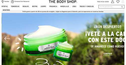 Screenshot The Body Shop