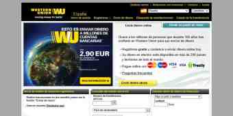Screenshot Western Union