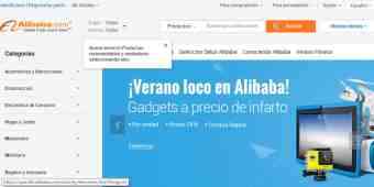 Screenshot Alibaba.com