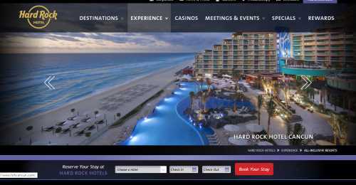 Screenshot Hard Rock Hotels