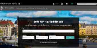 Screenshot Nordic Choice Hotels
