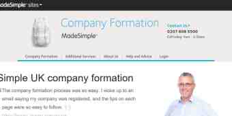 Screenshot Company Formation MadeSimple