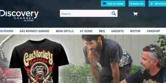 Screenshot Discovery Channel UK Store