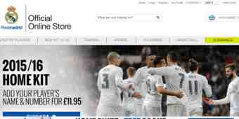 Screenshot Real Madrid Shop