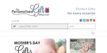 Screenshot The Personalised Gift Shop